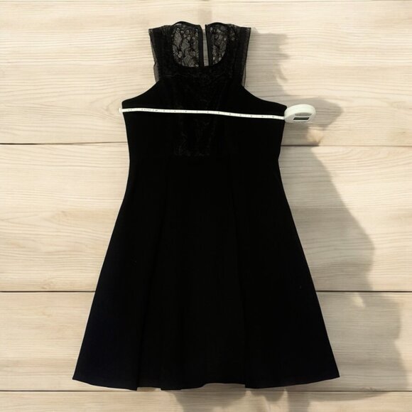 BCBGeneration Little Black Dress with Lace Back | Size 4 - Picture 7 of 7